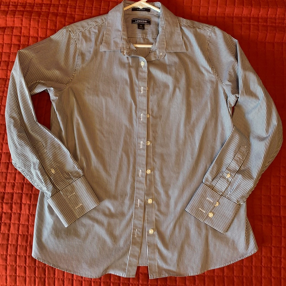 Land’s End striped shirt